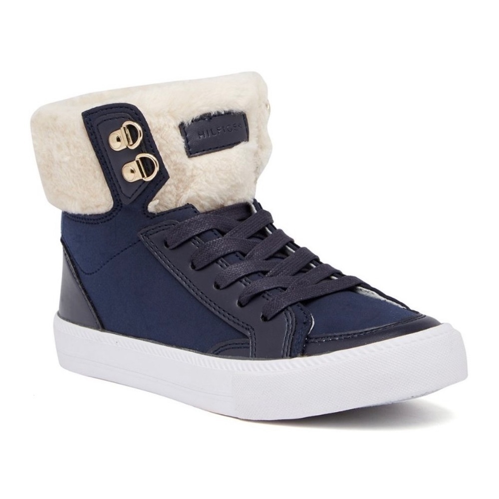 Tommy Hilfiger Tuzel Faux Fur High Top Sneaker
